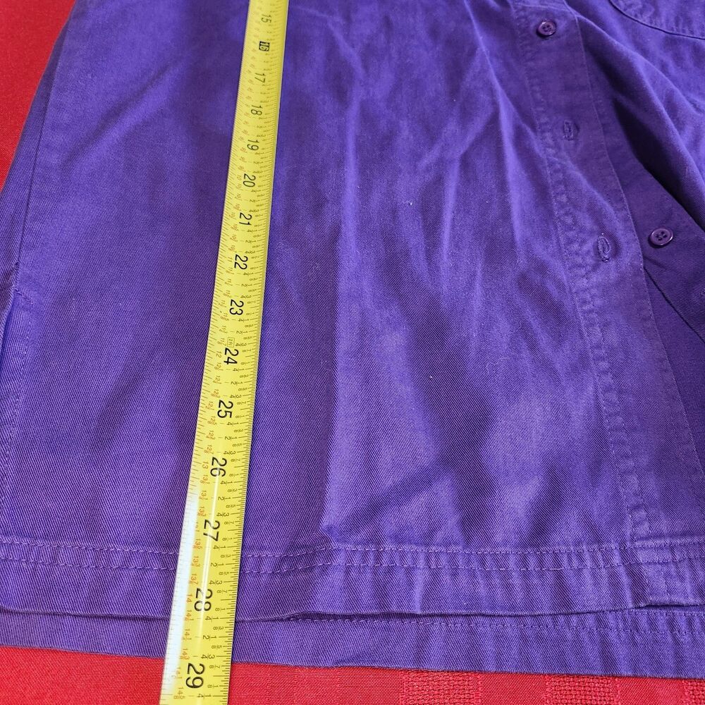 Get Lucky USA Red Hat Society Purple Shirt Capri Set L Embroidered Cotton VTG - Picture 16 of 16